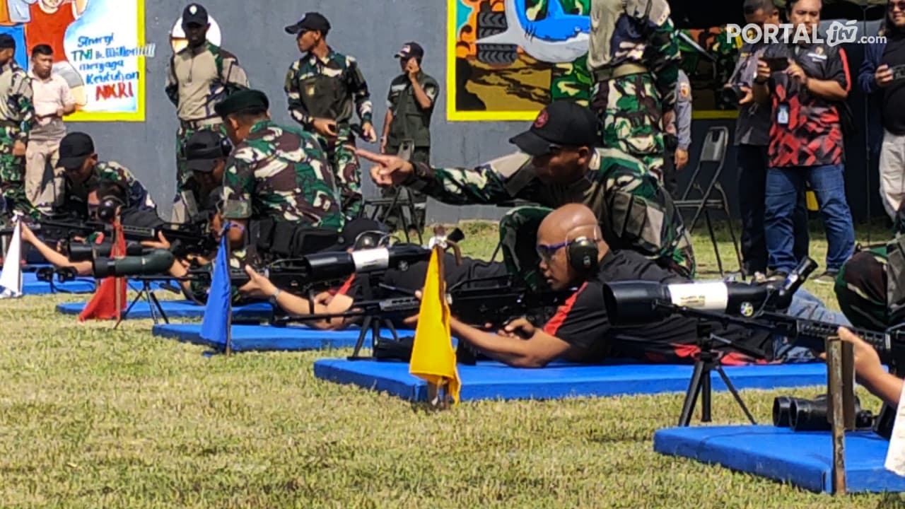Jaga Integritas Antar Media,Pangdam V/ Brawijaya Gelar Lomba Menembak