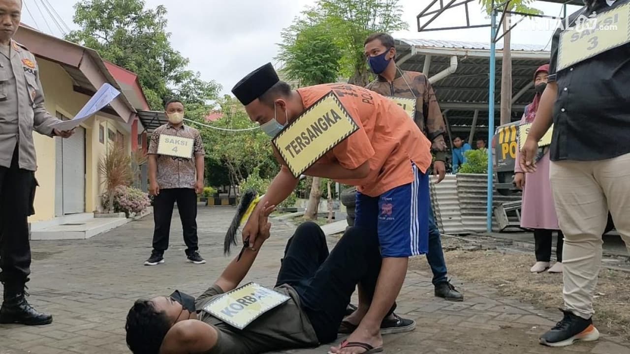 Istri "Digoyang" Teman, Tersangka Peragakan 23 Adegan Pembunuhan