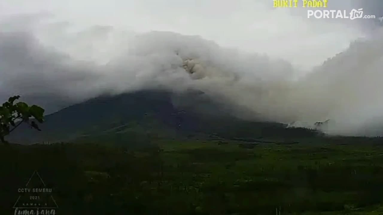 Semeru Kembali Erupsi Tidak Ada Dampak Signifikan