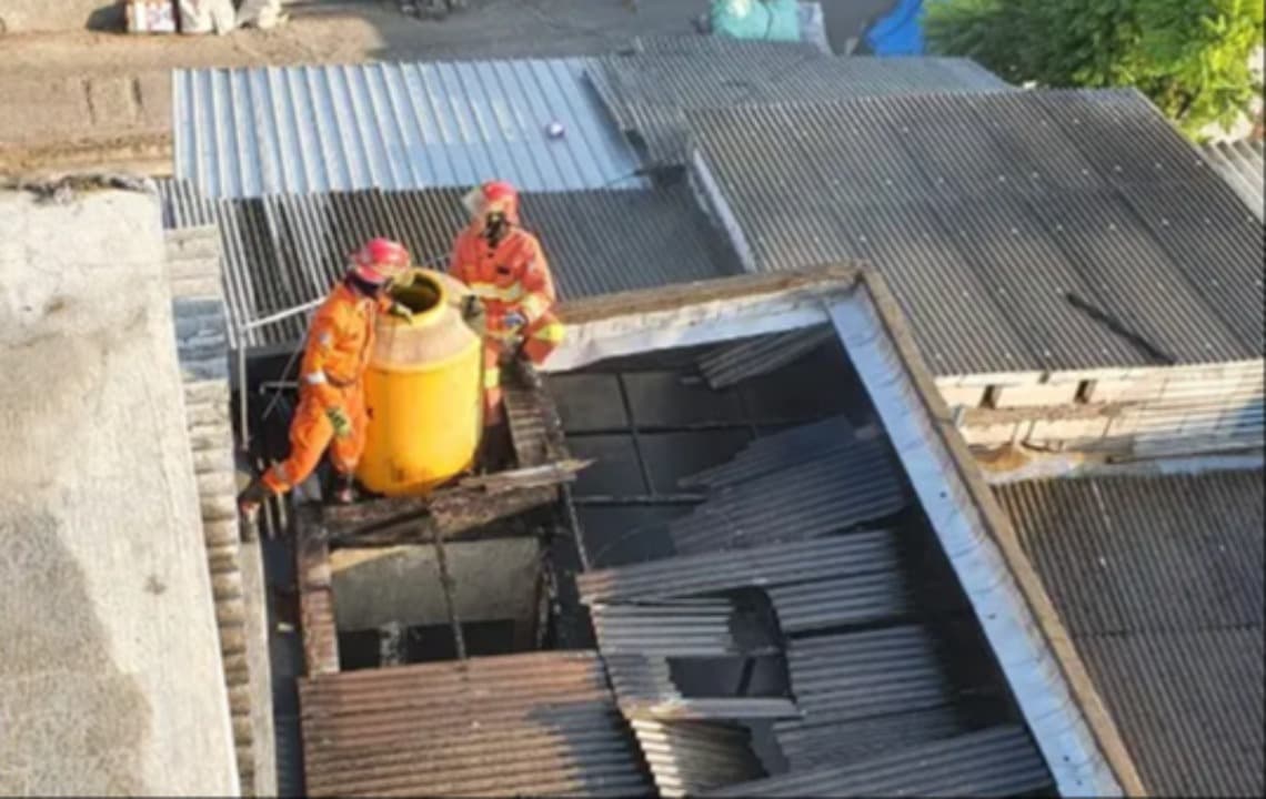 Kamar Tidur Panti Asuhan Tunas Yatim Sejahtera di Surabaya Terbakar
