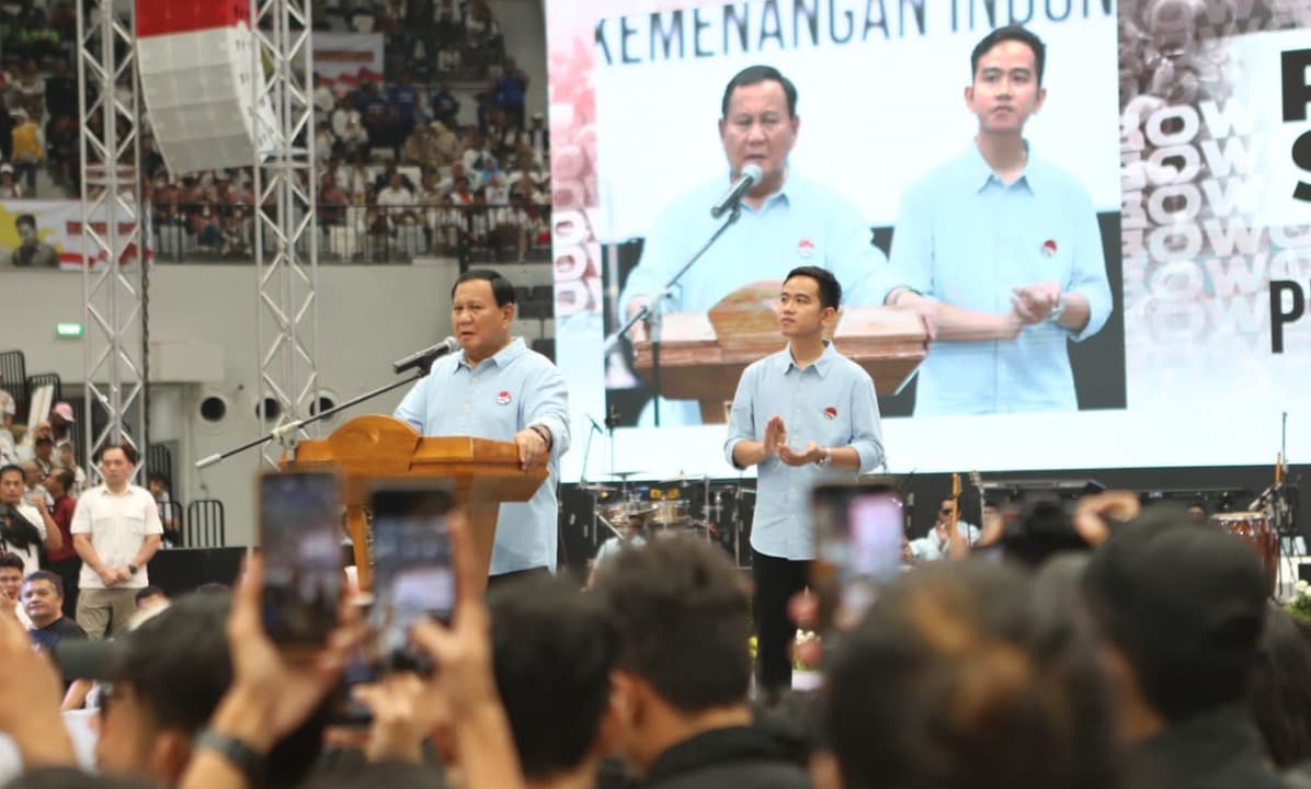 Ini Janji Prabowo - Gibran kepada Para Pendukung saat Deklarasi di Indonesia Arena