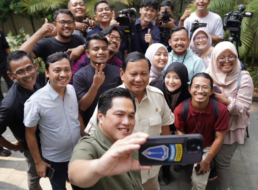 Erick Thohir Nyatakan Dukung Prabowo di Pilpres 2024
