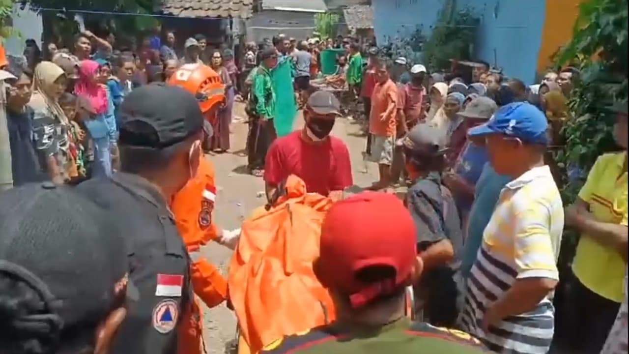Pelajar SMP Tewas Tenggelam Saat Mandi di Sungai Bondoyudo Lumajang