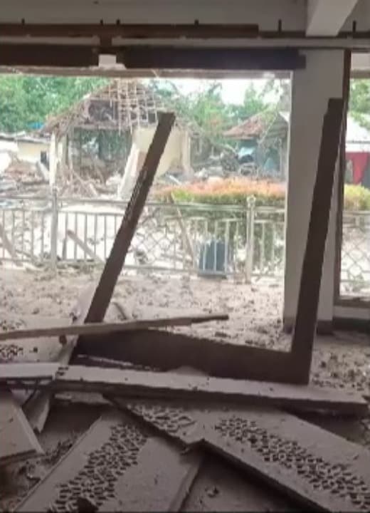 Masjid di Mako Brimob Rusak Terdampak Ledakan Sisa Mortir