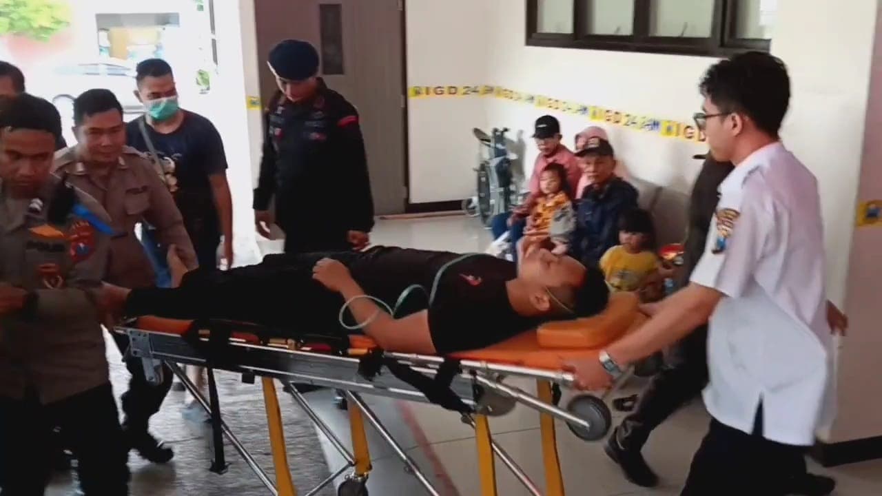 Besarnya Ledakan Merusakkan Sejumlah Bangunan Mako Brimob Surabaya dan Anggota Brimob Terluka
