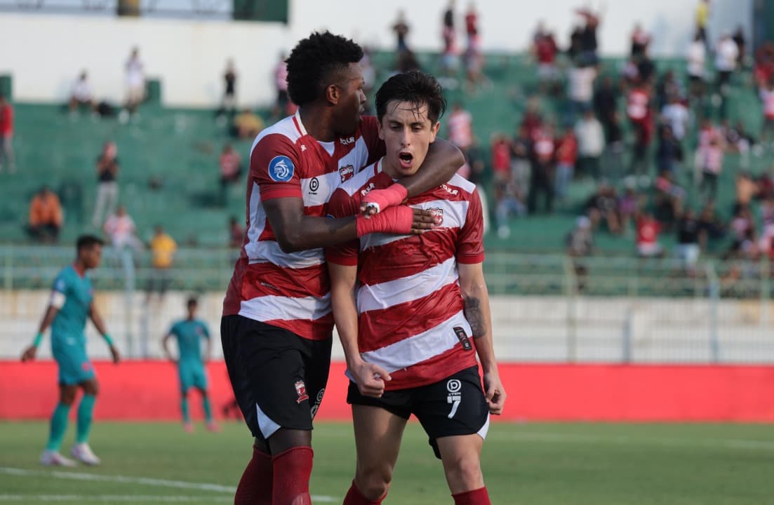 Diwarnai 5 Gol, Madura United Menang Tipis Atas Persita Tangerang