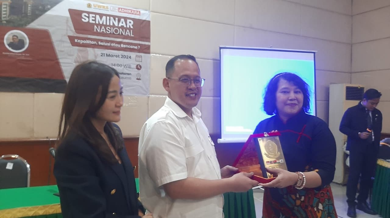 Civitas Fakultas Hukum UWKS dan LBH Adhikara Gelar Seminar Nasional Mengupas Kepailitan: Solusi atau Bencana?