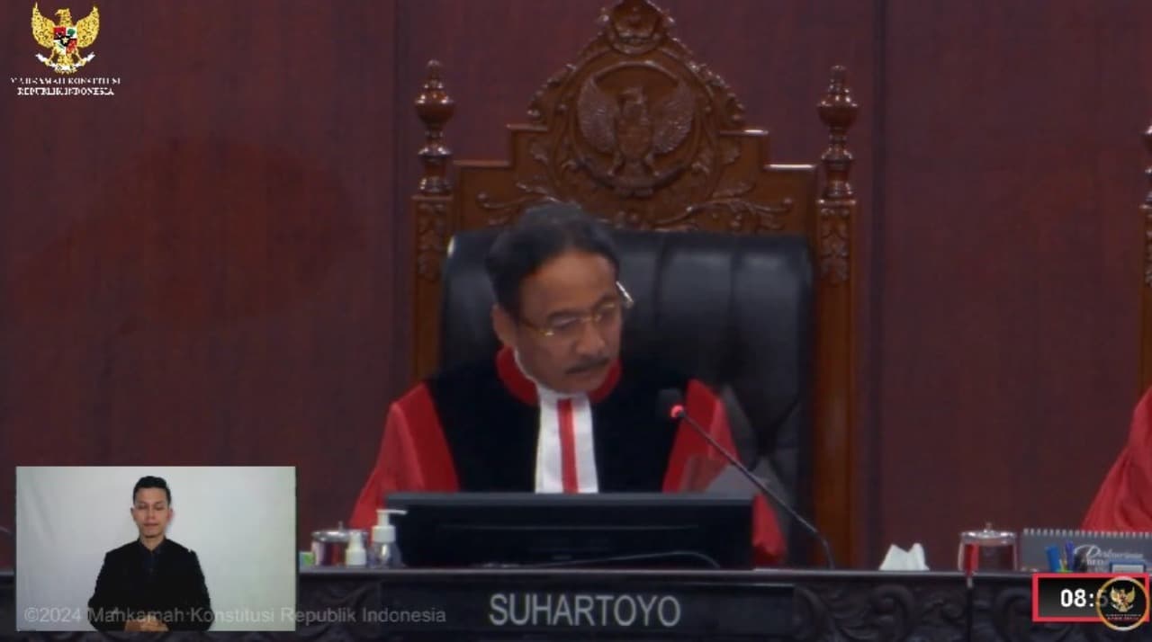 Tok! MK Tolak Gugatan Sengketa Pilpres Anies – Muhaimin, 3 Hakim Dissenting Opinion