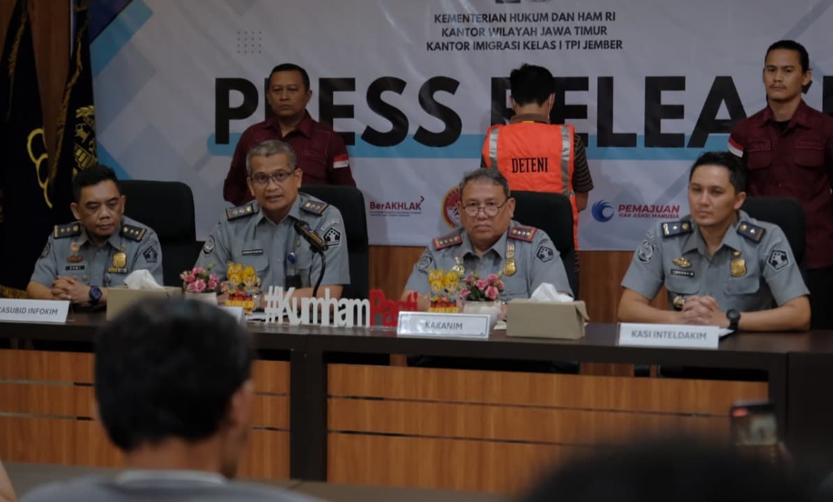 Overstay Kecantol Calon Istri, WN Malaysia Dideportasi Imigrasi Jember