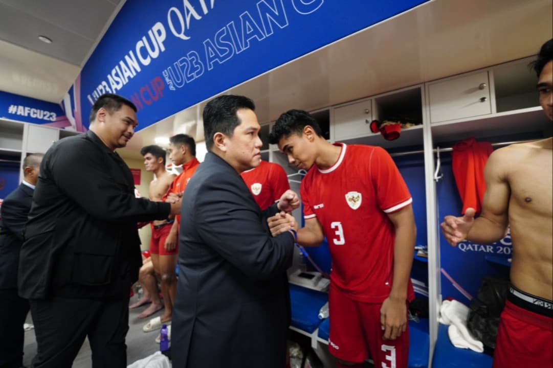 Kata Erick Thohir Usai Timnas Indonesia U-23 Dikalahkan Uzbekistan di Semifinal