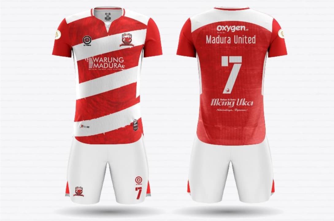 Madura United Gunakan Jersey Edisi Khusus Warung Madura di Championship Series