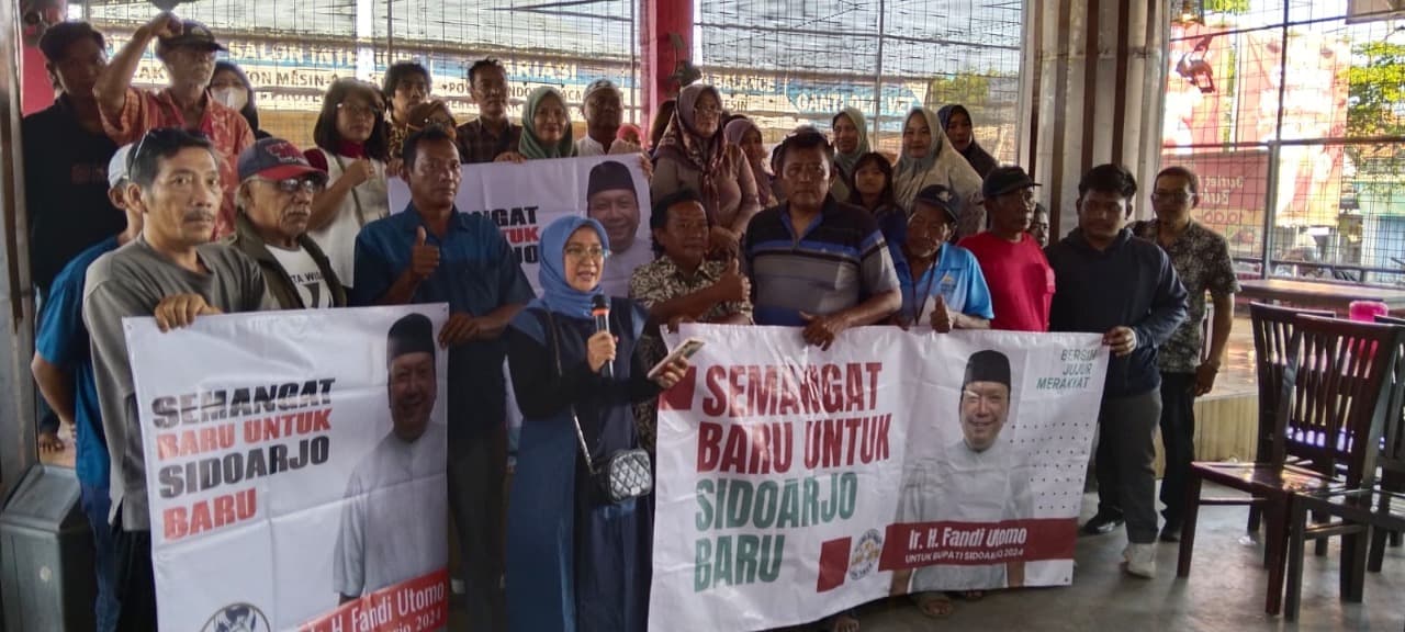 Relawan Srikandi Gibran Dukung Fandi Utomo Maju di Pilbup Sidoarjo