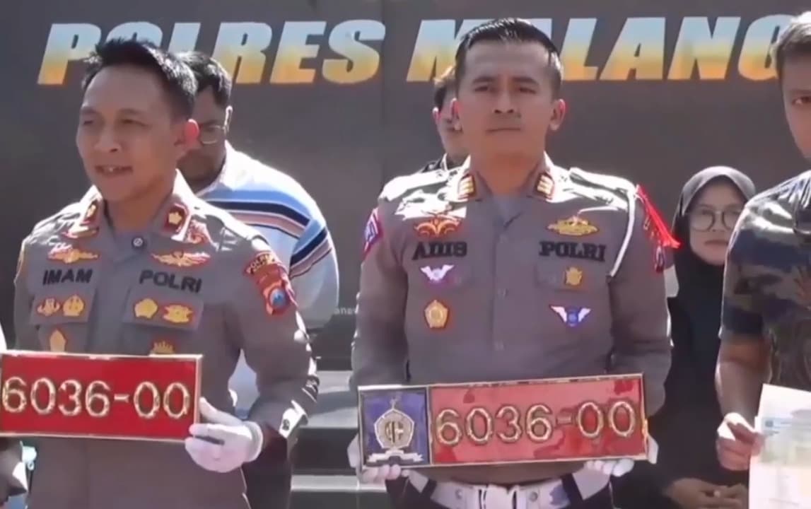 Pengemudi Pajero Plat Lemhanas Diamankan Polisi