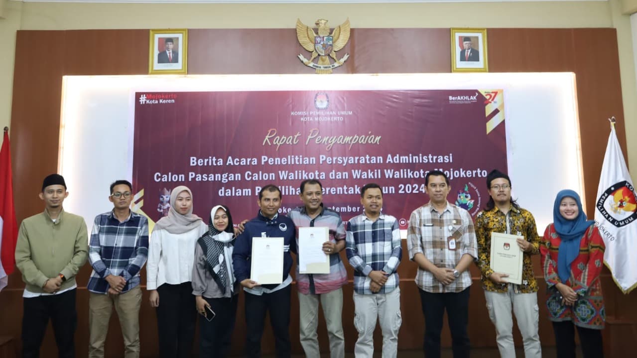 Dua Paslon Cawali-Cawawali Kota Mojokerto Lolos Tes Kesehatan