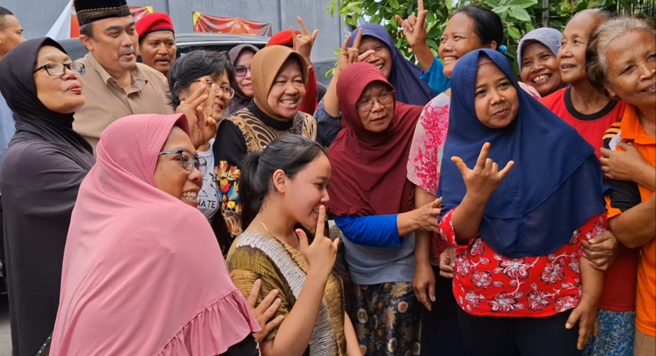 Hadiri Konsolidasi PDIP di Tulungagung, Risma Sosialisasi Sekolah Gratis