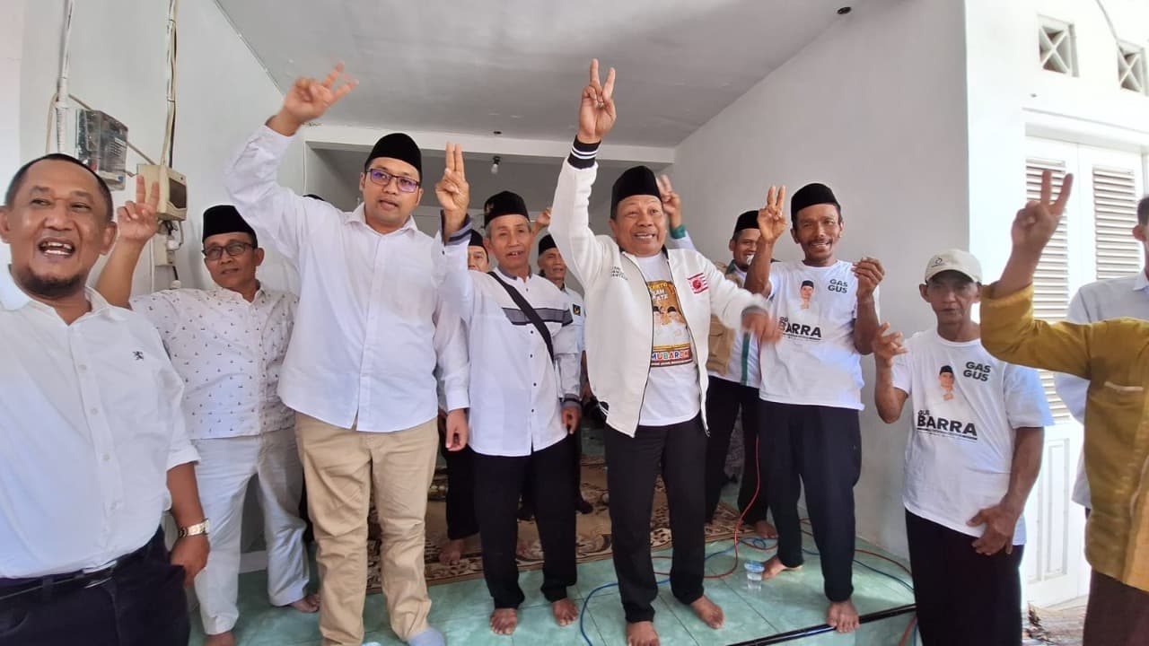Mas Rizal, Wakil Gus Barra Kenalkan Program Mubarok di Jatirejo Mojokerto