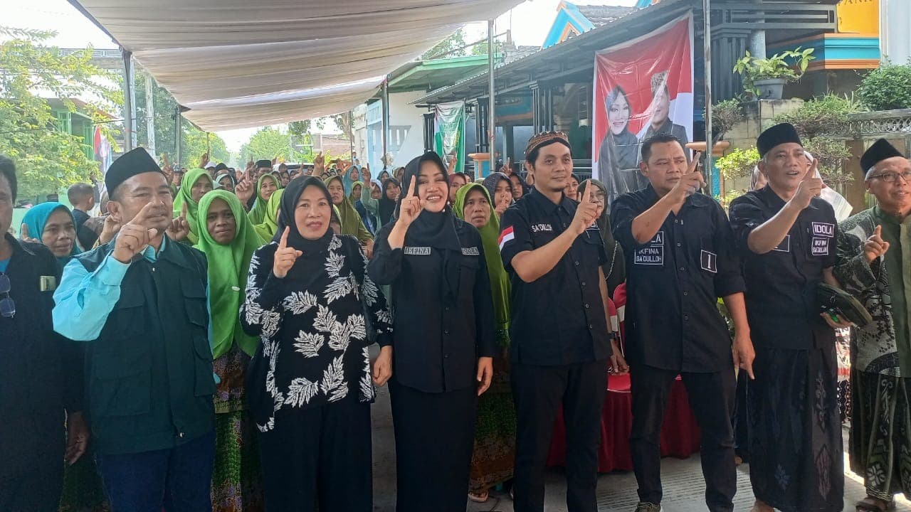 Sapa Warga Dawarblandong Mojokerto, Paslon Idola Janji Lanjutkan Pembangunan