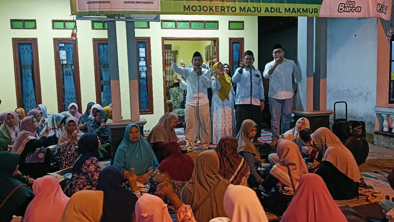 Kampanye di Kampung Halaman, Cawabup Mojokerto dr Rizal Paparkan Program 6 Berkah
