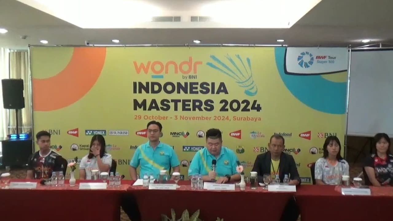 PBSI Gelar Wondr by BNI Indonesia Masters II Super 100 2024, Sukses Gaet 224 Atlet Internasional