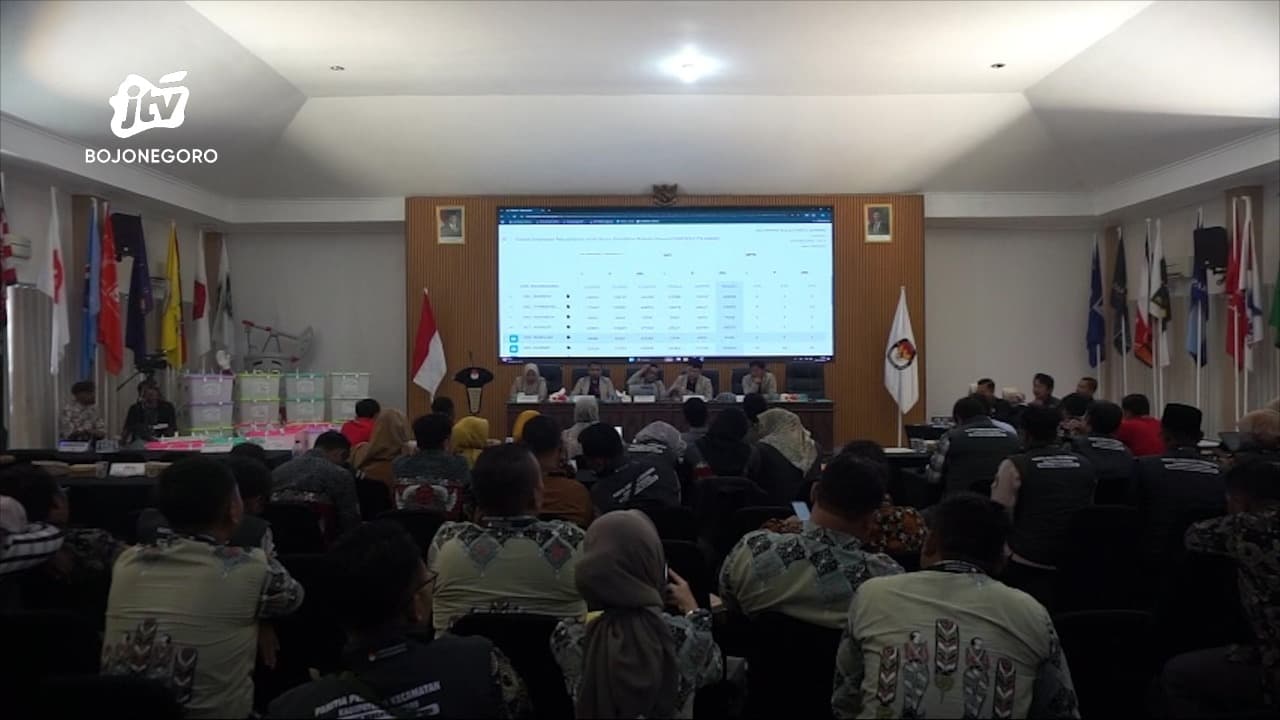 KPU Bojonegoro Target Rekap Suara Tingkat Kabupaten Selesai Sehari