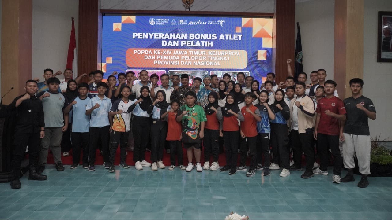 59 Atlet dan Pemuda Berprestasi di Pacitan Terima Bonus Rp 92 Juta