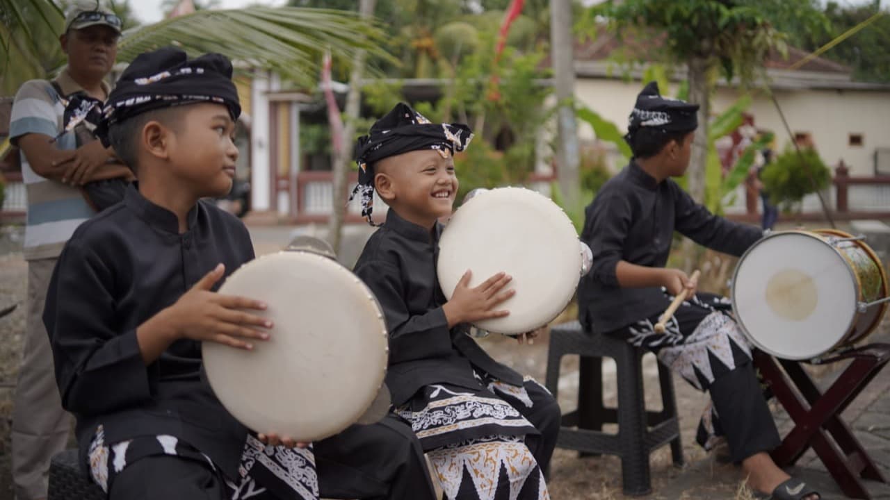 Viral, Bocah TK di Banyuwangi Mahir Bermain Musik Kuntulan