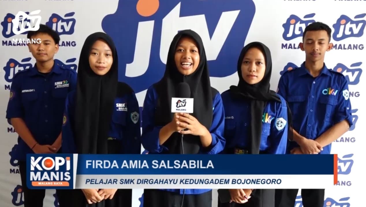 Pelajar SMK Dirgahayu Kedungadem Bojonegoro Kunjungi JTV Malang
