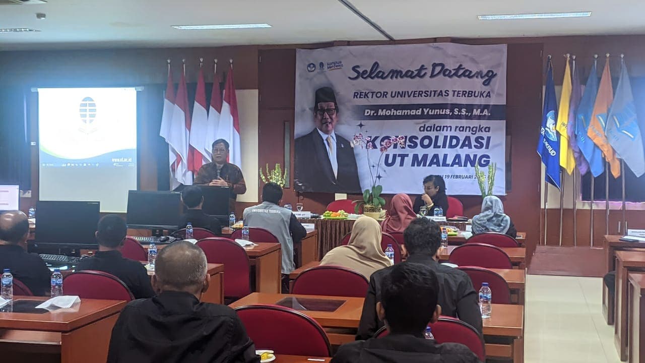 Rektor Baru UT Dr. Mohamad Yunus : Perkuat Sinergitas dan Tingkatkan Kualitas Pelayanan