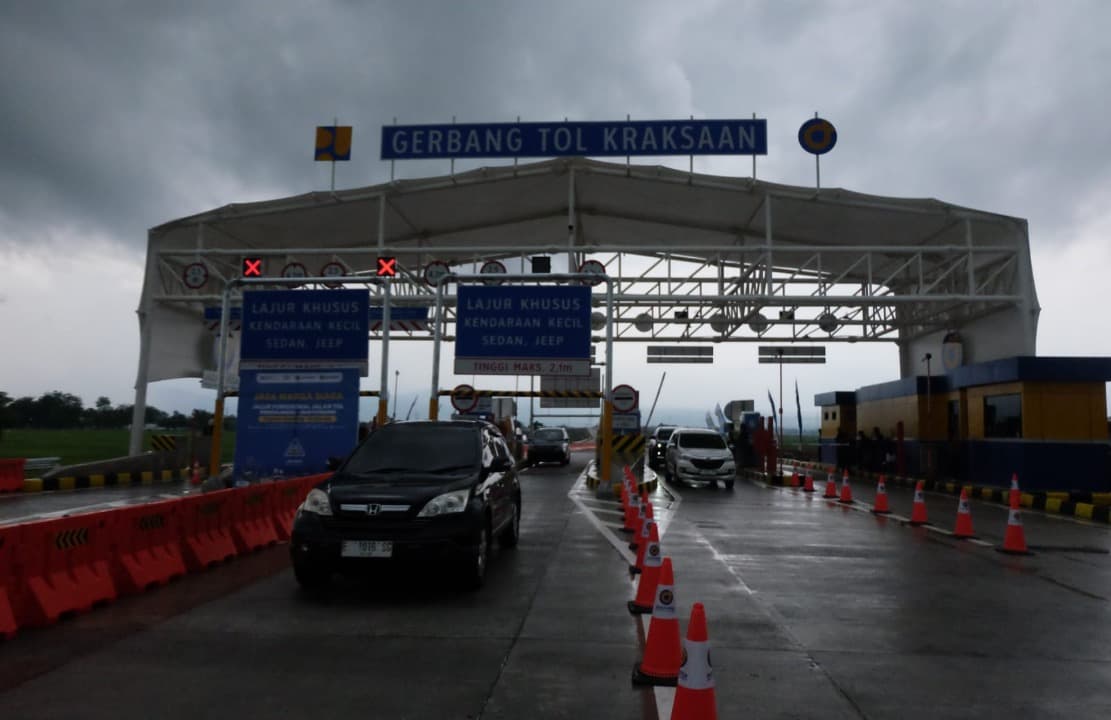 Tol Probowangi Gending-Kraksaan Difungsikan Fungsional Saat Arus Mudik Lebaran