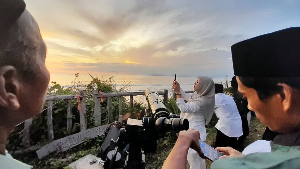 Pantai Pancur Alas Purwo Jadi Lokasi Pemantauan Hilal Untuk Penentuan Awal Ramadan 1446 Hijriyah