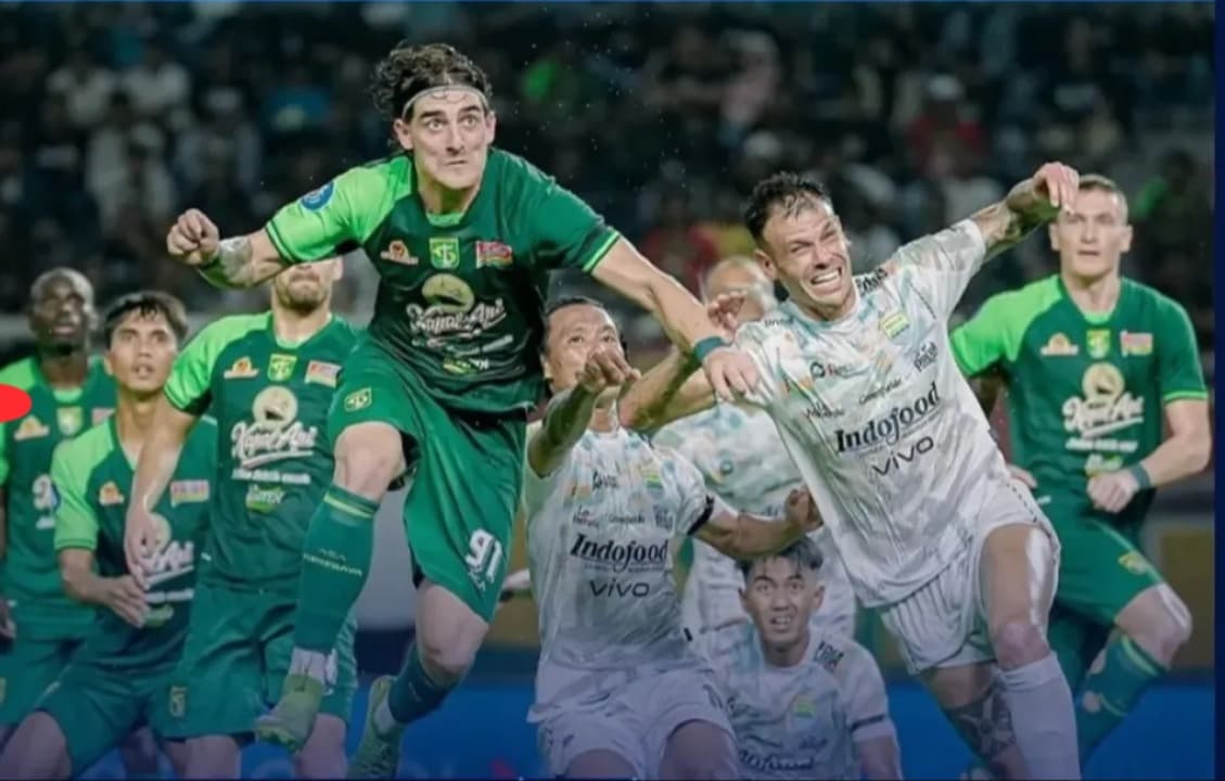 Hasil Liga 1: Persebaya Bantai Persib Bandung 4-1