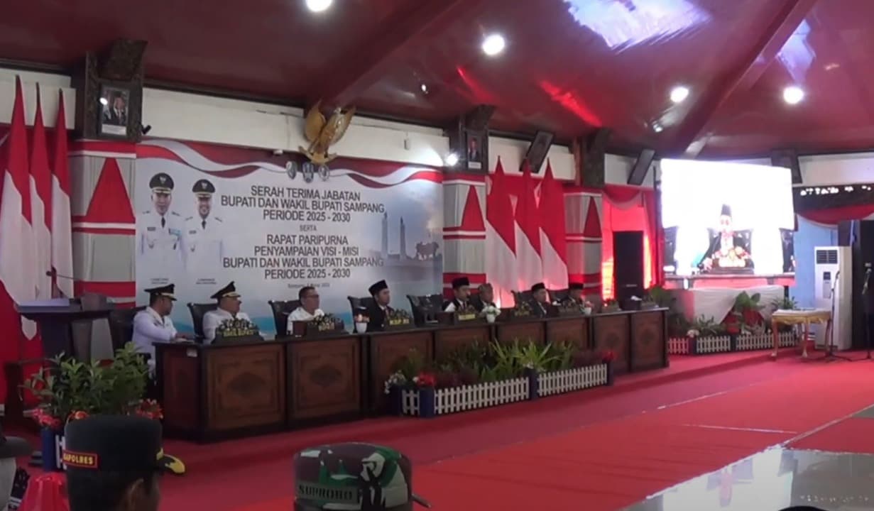 DPRD Gelar Paripurna Visi-Misi Bupati dan Wakil Bupati Sampang