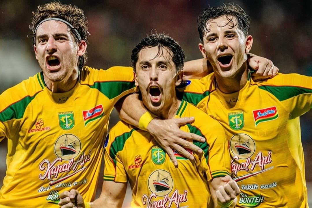 Gol Rivera Bawa Persebaya Tumbangkan PSM di Kandang Lawan