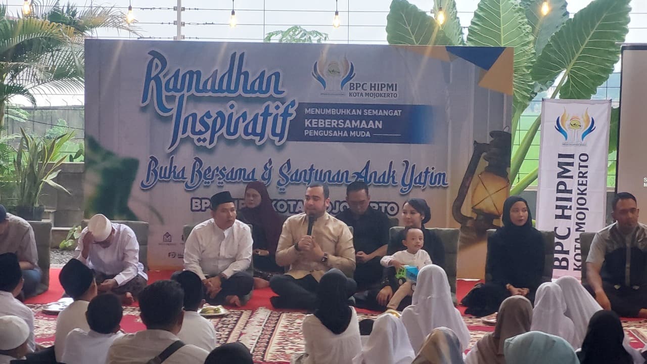 Momen Bulan Suci, HIPMI Kota Mojokerto Berbagi Kepada Sesama Lewat "Ramadhan Inspiratif"