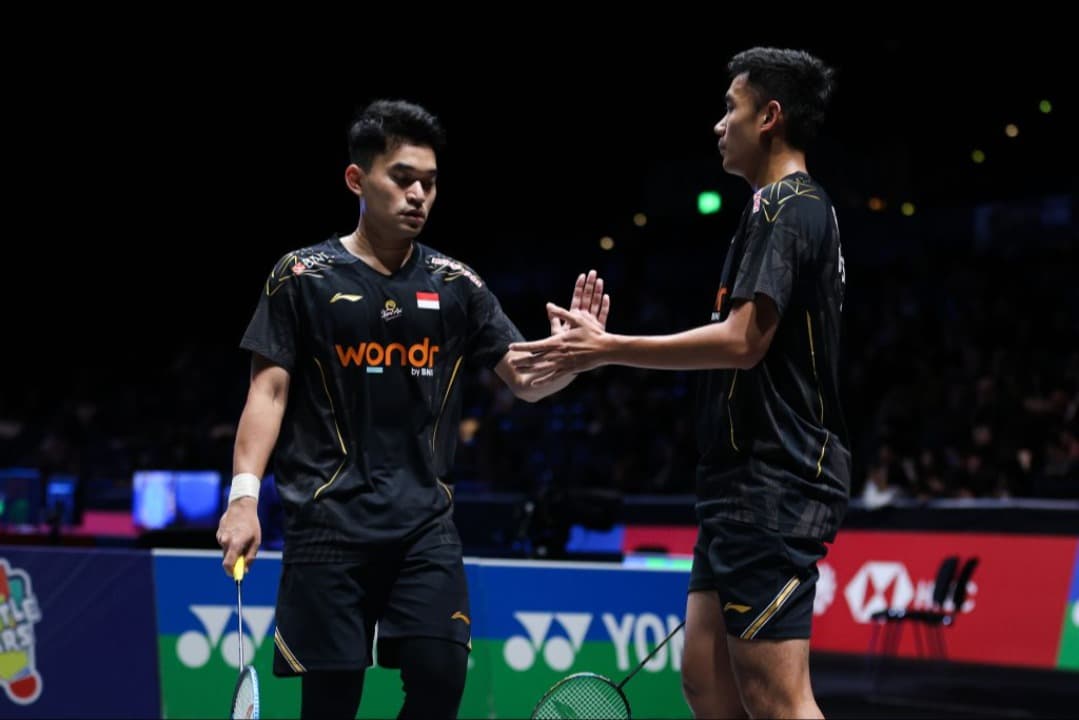 Duel Saudara Warnai Babak 16 Besar All England 2025, Fikri/Daniel Jumpa Leo/Bagas