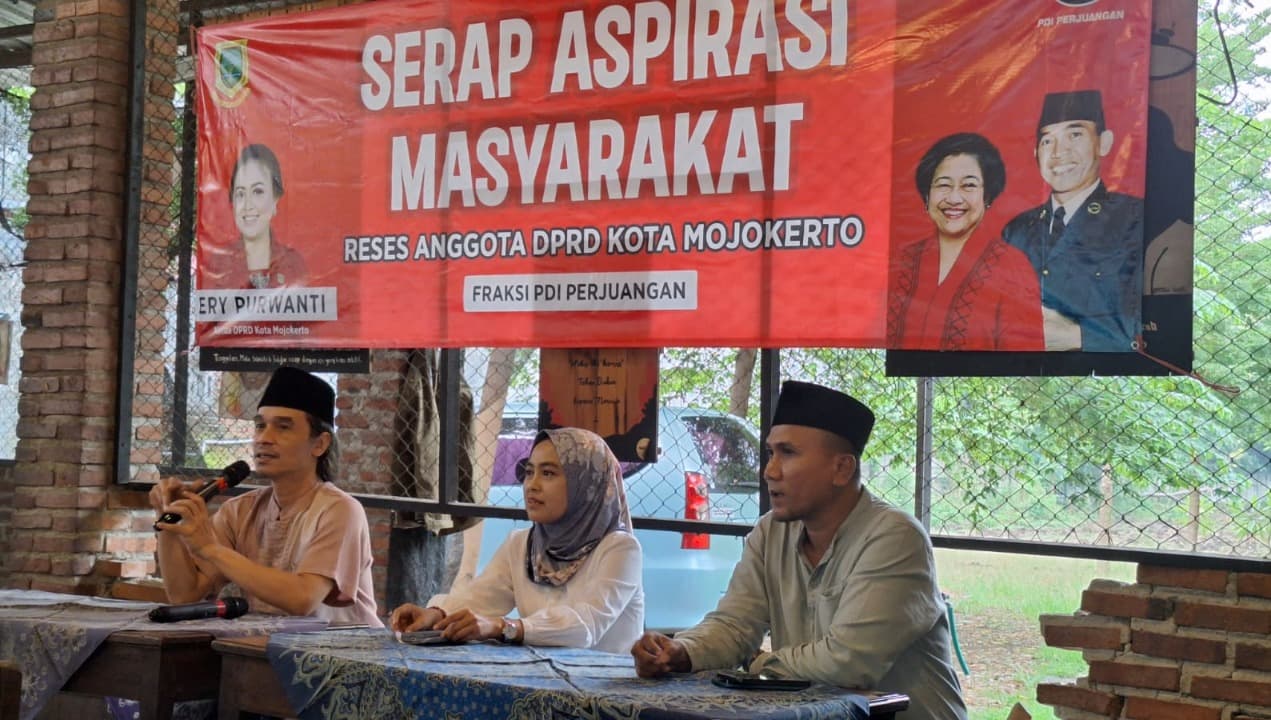 Gelar Reses, Ketua DPRD Kota Mojokerto Paparkan Inpres I/2025 ke Media