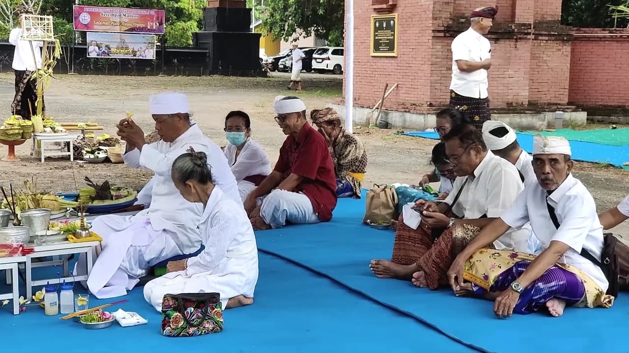 Umat Hindu di Magetan Gelar Tawur Agung Kesanga Sambut Hari Raya Nyepi