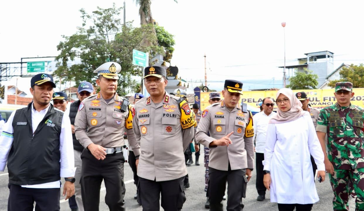 Kapolda Jatim tinjau Arus Balik Pelabuhan ASDP Ketapang Banyuwangi