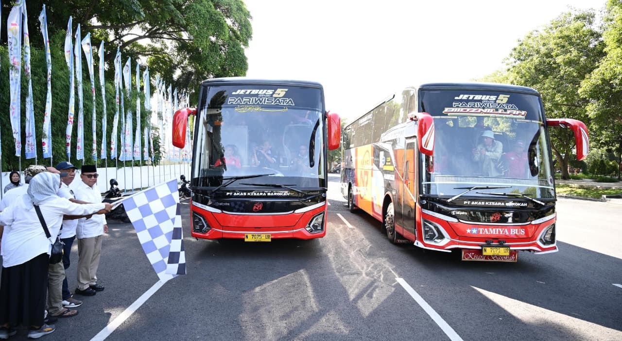 Wabub Banyuwangi Lepas Peserta Mudik Balik Gratis