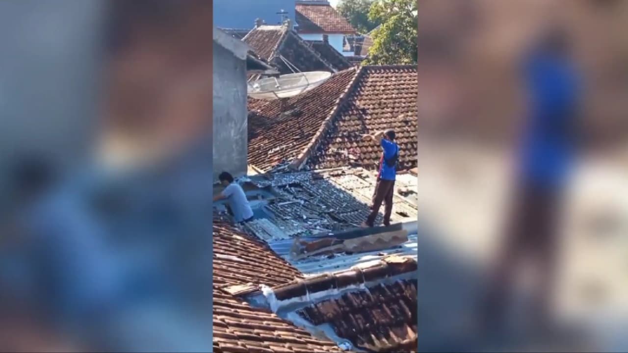 Rumah Dinas Dokter Spesialis di Trenggalek Rusak Akibat Ledakan Mercon Balon Udara