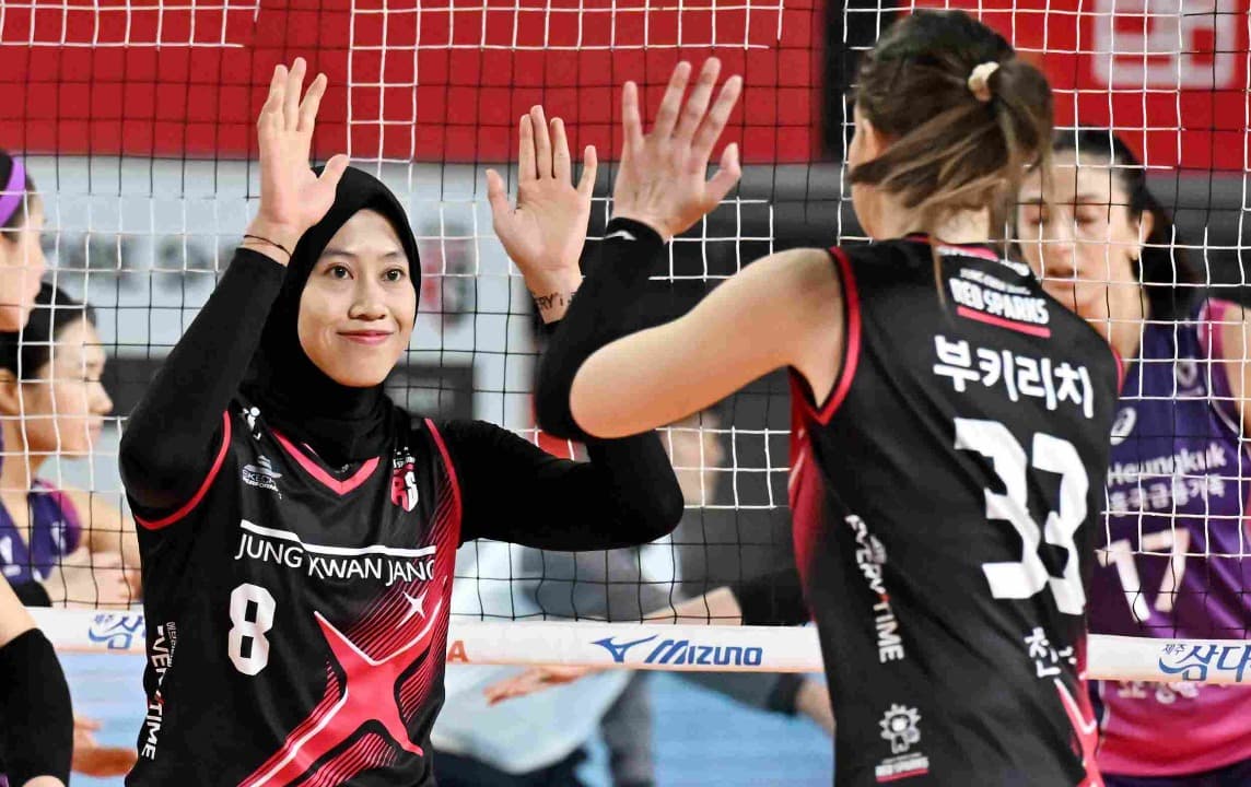 Megawati Bawa Red Sparks Runner Up V-League 2025