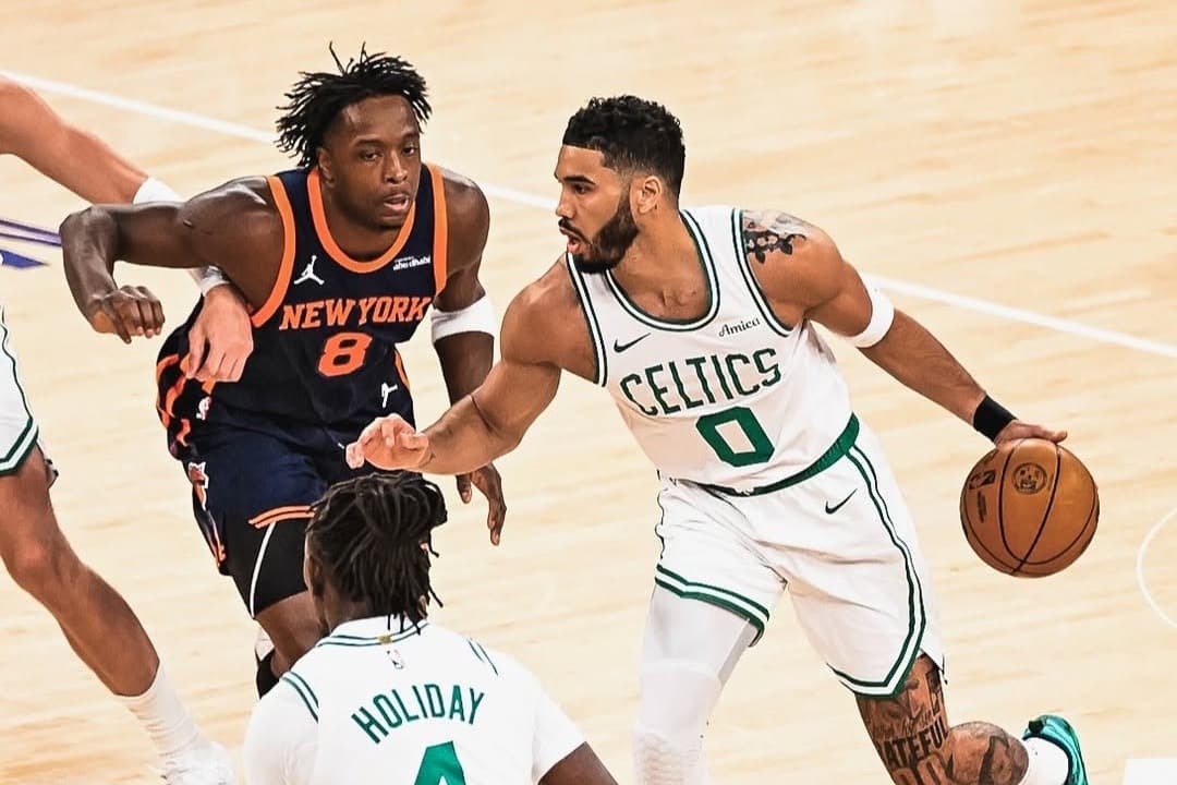 Jayson Tatum Bawa Celtics Taklukkan Knicks lewat Overtime