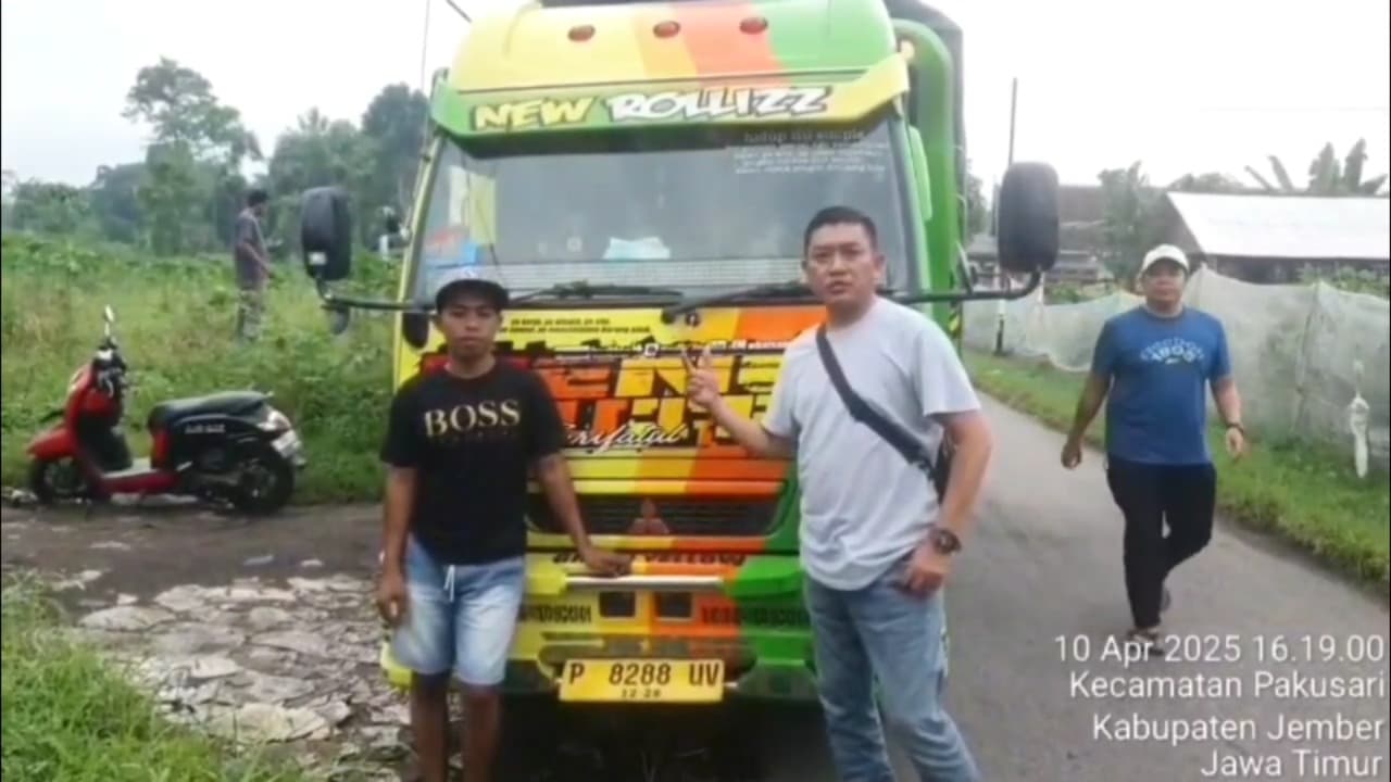 Sopir Truk Pelaku Tabrak Lari di Bondowoso Berhasil Ditangkap di Jember