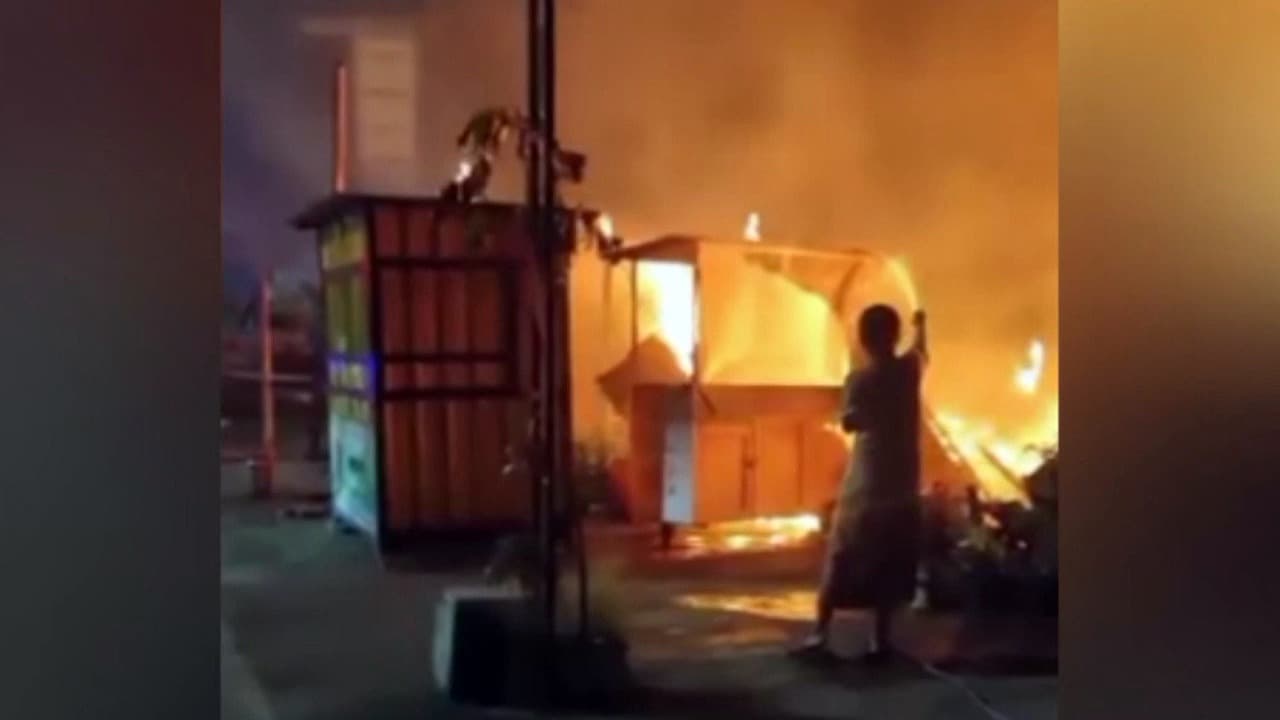 Warung Soto dan Toko Klontong Ludes Terbakar, Diduga Akibat Lemparan Molotov