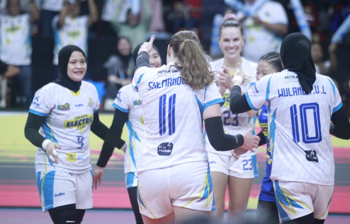 Electric PLN Petik Kemenangan Kedua di Final Four Proliga 2025