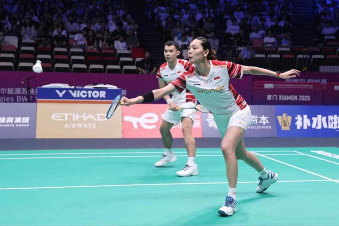 Hasil Piala Sudirman 2025: Rinov/Gloria Kalah, Indonesia Tertinggal 0-1 dari Thailand