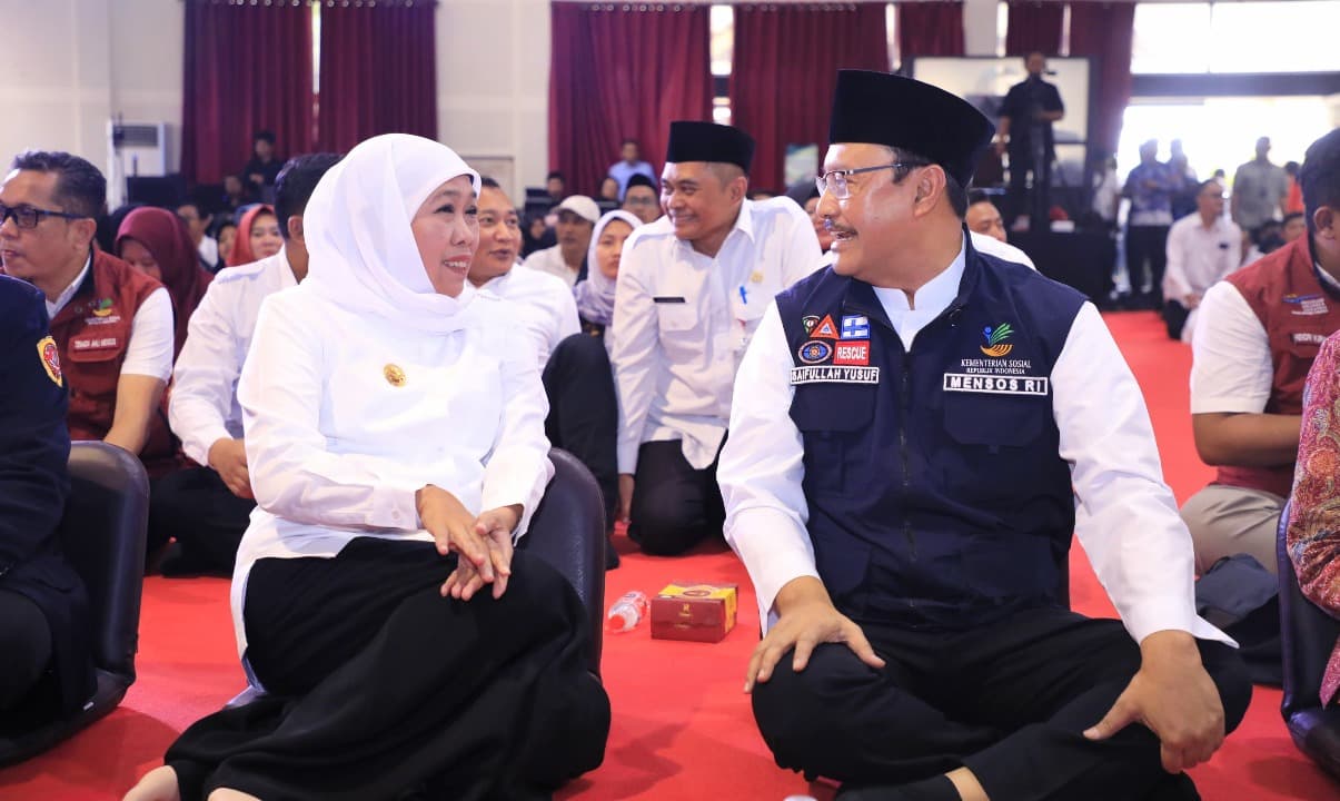 Gubernur Khofifah: Sinergi Kemensos RI-Pemprov Jatim Turunkan Kemiskinan Ektrem Hingga Nol Persen