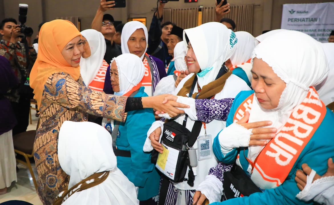 2.651 Jemaah Calon Haji Embarkasi Surabaya Telah Berangkat ke Tanah Suci