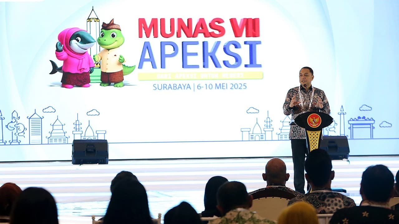 Munas VII APEKSI 2025 di Surabaya, Eri Cahyadi Tegaskan Komitmen Bangun Negeri Tanpa Kesenjangan
