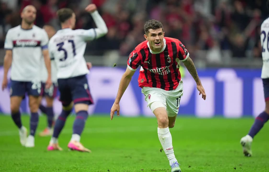 Hasil Liga Italia: Menang Dramatis Kontra Bologna, AC Milan Jaga Asa Mentas di Liga Champions
